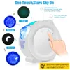 Star Night Light Projector Starry Sky Moon Projector Galaxy Ocean Nebula Lamp 6 Colors 360 Degree Rotation Night Lamp for Kids Y0910