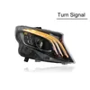 Auto Turn Signal Head Light voor Benz Vito 260 LED DRL High Beam Hoek Eye Auto Accessoires Lamp 2015-2019