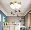 Moderna Barn Bedroom Inredning Smart Led Hängsmycke Lampor Ljus för Rum Ljuskronor Tak Dining Inomhus Ljus Ljus