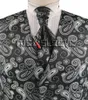 high quality men paisley custom made wedding waistcoat set handmade269N