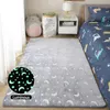 Lysande matta Tjockt sängmatta för barns rum Slutgiltigt golvmattor Fluffy soffområde Mattor Kids Play Carpets Home Blanket
