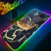 Poussions de souris Le poignet repose le tapis de bureau de coussin étendu pour le clavier anime PC Mousepads RGB Gaming Mousepad xxl 900x400 Deskmat Backlit2323578