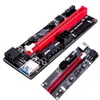 Tarjeta PCI-E Riser 009s negra, extensor PCIE PCI E, Cable USB 3,0, Cable adaptador Molex SATA a 6 pines, elevador de minería para vídeo