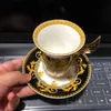 Keramische koffiekopje set porseleinen thee espresso keuken drinkware europese thuis tafel partij decor luxe verjaardag huwelijksgeschenk