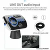 Bluetooth-sändarebil FM-kit Handsfree QC 3.0 Trådlös AUX AUDIO Mottagare MP3 Musikspelare USB-telefon Laddare Support TF-kort