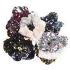 Children Girls Hair Ring Hairband kids Glitter Sequins HairBands Elastic Hairs Circle Rings