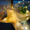 LED Lysous Balloon Rose Bouquet Transparent Bubbla Rose Solros Lily Med Stick Led Bobo Ball Alla hjärtans dag Present Bröllopsfest Decors G50kuva