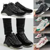 SKEL-TOP nuevos zapatos deportivos de esqueleto de calle alta para mujeres y hombres BONE RUNNER Logotipo metálico estampado en la lengüeta delantera tamaño 35-46
