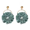 Korean Fashion Flower Dangle Earrings For Women Girls Trendy Plant Statement Pendientes Jewelry Gifts