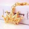 2021 Creative crafts kiss red lips mouth car keychain Jewelry crown lady bag accessories metal pendant gift romantic couple