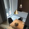 Nordic Led Pendant Lamp Glass Black Shade Fixture For Dining Room Bedroom Bar Cafe Cloakroom Decorating Small Hanging Light Lamps