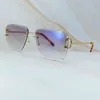 2022 Fabriks grossist Ny för män Retro Oversized Diamond Cut Solglasögon Lyxig designer Shades Party Glasses Spring de Sol Mujer