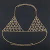 Chaînes pour femmes, chaîne de poitrine, harnais de bondage, soutien-gorge sexy, bijoux de corps, sans strass, ras du cou, accessoires de Festival pour filles, 3634475