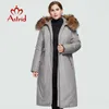 Astrid Winter Damesjas Dames Lange Warm Parka Mode Jas met Wasbeer Bont Kap Grote Maten Vrouwelijke Kleding 3570 210923