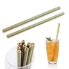 500 stks Natural Bamboo Drinkrietjes 20cm 7.8 Inches Dranken Straw Cleaner Brush Bar Drinkware Tools Feestartikelen Milieuvriendelijk Drinken Tool DHL