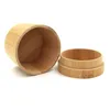 Naturlig bambu låda för Watch Smycken Träklockor Boxar Armbandsur Hållare Samling Förvaring Case Creative Gift