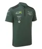 2021 Formula Uno co-branded auto LOGO F1 tuta da corsa della squadra polo a maniche corte traspirante mezza manica girocollo camicia personalizzata 231c