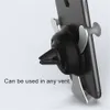 Car Phone Holder Air Vent Clip Smile Face Mount Mobile Cell Stand GPS Support For iPhone 12 Pro Max