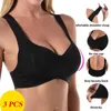 Pcs Sports Bra Top Crop For Fitness Gym Women Female Underwear Sportswear Equipment Push Up Brassiere Large Size Pad Yoga Outfit