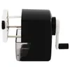 1 pcs metal Pencil Sharpeners basic type for office hand crank pencil cutting machine 2 colors white and black Deli 0610B 210615