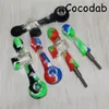 4 em 1 multifuction Silicone Spoon Tube de mão silicone mini tubos de água para handpipes de erva seca