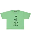 Summer Kids T-shirts Fashion Casual Tshirt Cute Boy Tops Comfortable Tees Neutral Seven Languages Letter Girl Sports Baby Tee Clothes