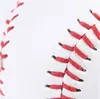 Palle da baseball fatte a mano da 9 "di alta qualità in PVC Tomaia in gomma interna Palline da baseball morbide Palle da baseball per esercizi di allenamento con palline da softball 531 Z2