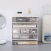 Boîte de rangement en plastique multifonctionnelle, Type tiroir de bureau, boîte de rangement de divers cosmétiques, caisse de collation, boîtes à gadgets pratiques de cuisine, bacs
