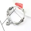 Strands Charm Bracelet 925 Silver Fit Love Heart Pendant Feminine Butterfly Beadle as a Gift DIY Women Jewelry