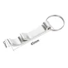 Portable 4 In 1 Bottle Opener Key Ring Chain Mini Beer Bottle Aluminum Alloy Opener Advertising Custom LOGO Cap Remover HHC6979