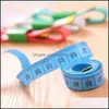 Tool Parts Tools Home & Garden Body Measuring Rer Sewing Tailor Tape Measure Soft Flat Portable Retractable Rers Supplies F9242 Drop Deliver