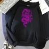 Moletom com capuz das mulheres do vintage Cópia do dragão Roxo com capuz roxo Harajuku Hip-Hop topo Streetwear Mulheres Casual Oversize Hoodie 210728