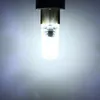 Bulbos SMUXI G4 / G8 / G9 / E11 / E12 / E17 / BA15D 3W Dimmable LED 4014SMD Luz de silicone lâmpada Lâmpada AC110V branco quente