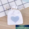 Envoltura de regalos 12pcs/set de lino amor patrón de inmersión almacenamiento de bolsa de dulces para celebración de bodas