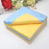 100 stuks / pakket Microfiber Reinigingsdoeken Multicolor 5.51x 6.69 Inch scherm Microfiberdoeken voor Smart Phones Laptops Tabletten Lens TV kwam