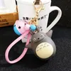 Mignon mon voisin Totoro Chinchillidae porte-clés pendentif pour sac charme sac à main accessoire Miyazaki Hayao Comic Fans cuir porte-clés 4239452