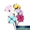 Decoratieve bloemen kransen 10 stks katoen hoofd kunstmatige bloem tak polsband bruidsmeisje partij decor diy boeket levert po props1