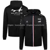 2021 Alonso Motorsport Alpine F1 Team a Racing Car Fan Black Sweatshirt Teamline Men's Sweater Clothing Full Zip Sweat Jacket Oixx