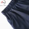 女性のカジュアルな堅いハイウエストの緩い膝の長さのショートパンツ夏の韓国のエレガントなファッションガールズワイドレッグショーツスカート210510
