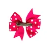 Dog Apparel 50pcs Large Bows Alloy Clip Dot Designs Big Hair For Holidays Pet Accessories Grooming Products