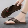 Luxury Designer Slipper Summer Fashion Flowers Floral brocade Rubber Wide Flat Slide Mens Beach causal Sandals Flip Flops