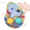 Ovo de Páscoa Play Stress Relief Toy Toy Easter Egg Key Chain