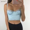 Sortir Crop Tops Y2K Poitrine Poitrine Binder Sexy Dentelle Bralette Femme Sports Cami Soutien-Gorge Gothique Esthétique Vêtements Grunge XWLT01797 210712