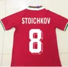 Retro 1994 Bulgária Futebol Jerseys 94 Camisa de Futebol Vintage 8 Stoichkov 3 Ivanov 22 Andonov Homens