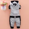 Neonato neonato copre gli insiemi T-shirt a maniche lunghe + pantaloni 2 pezzi vestito per bambini cotone di marca vestito dalla ragazza infantile Bebes tuta da jogging