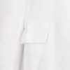 Creux Out Casual Blazer pour femmes crantée à manches longues blanc chic blazers femme mode printemps vêtements 210524