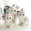 Leuke Simulatie Puppy Husky Doll Pluche Speelgoed Geschenken Kinderen Kerst Gift Gevulde Dieren Dolls Kids Toy