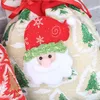 Рождественское белье Сумка DrawString Handstring Xmas подарочные обертывания 12 стиль Xmas-сумочка Santa-Claus Snowman Lew Candy Bags DD460