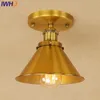 Taklampor IWhd Iron Armaturias Para Teto LED Kök Sovrum Lampor för vardagsrum Lamparas de Techo Vintage Lampa