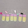 Creative Teachers Day Keychain Fashion Acrylic Pencil Dangle Charms Key Ring Personalize With Small Tassel Keyring Festival Party Gift stock MN18